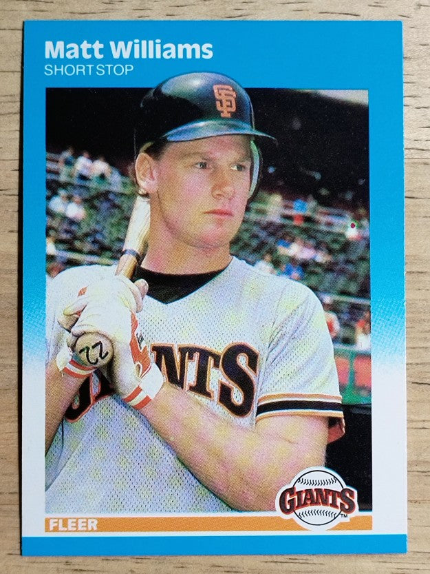 1987 Fleer Update #U129 Matt Williams XRC