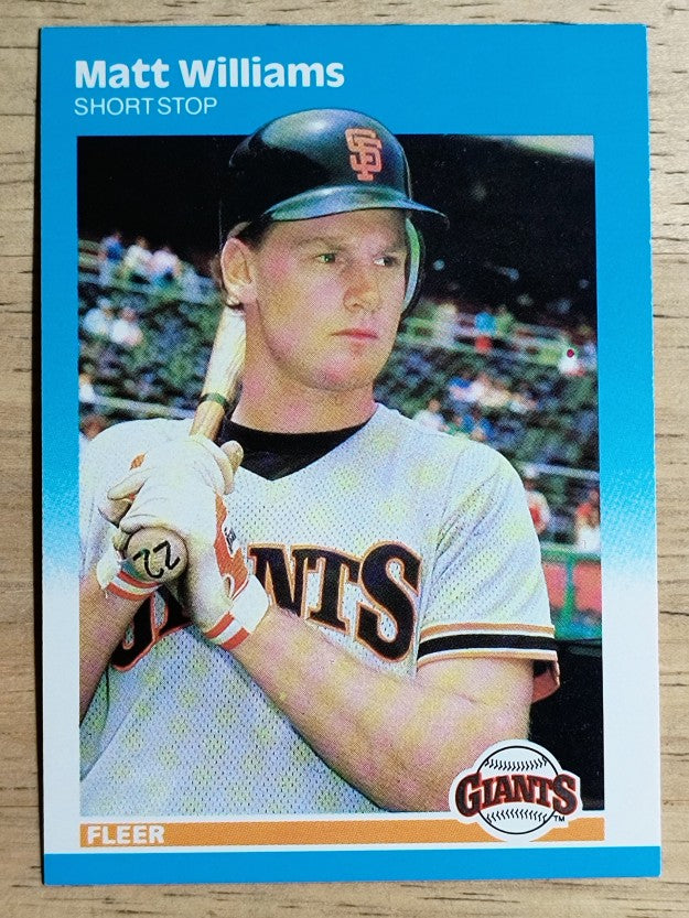 1987 Fleer Update #U129 Matt Williams XRC
