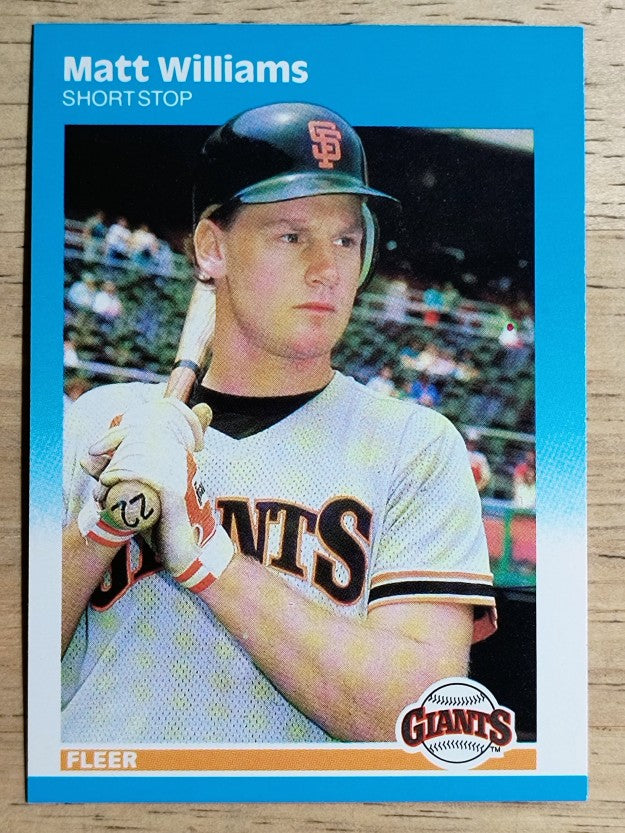 1987 Fleer Update #U129 Matt Williams XRC