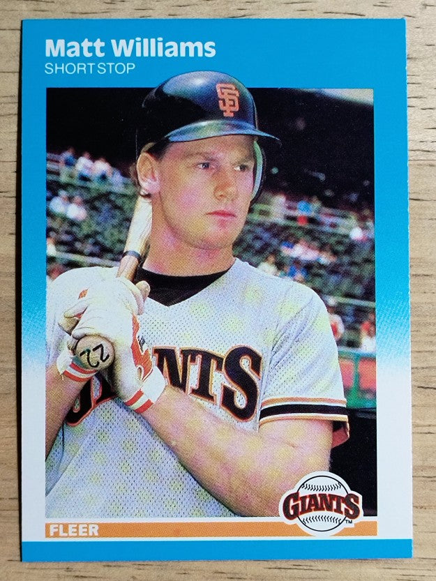 1987 Fleer Update #U129 Matt Williams XRC