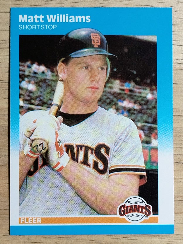 1987 Fleer Update #U129 Matt Williams XRC