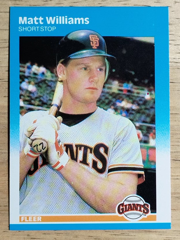 1987 Fleer Update #U129 Matt Williams XRC