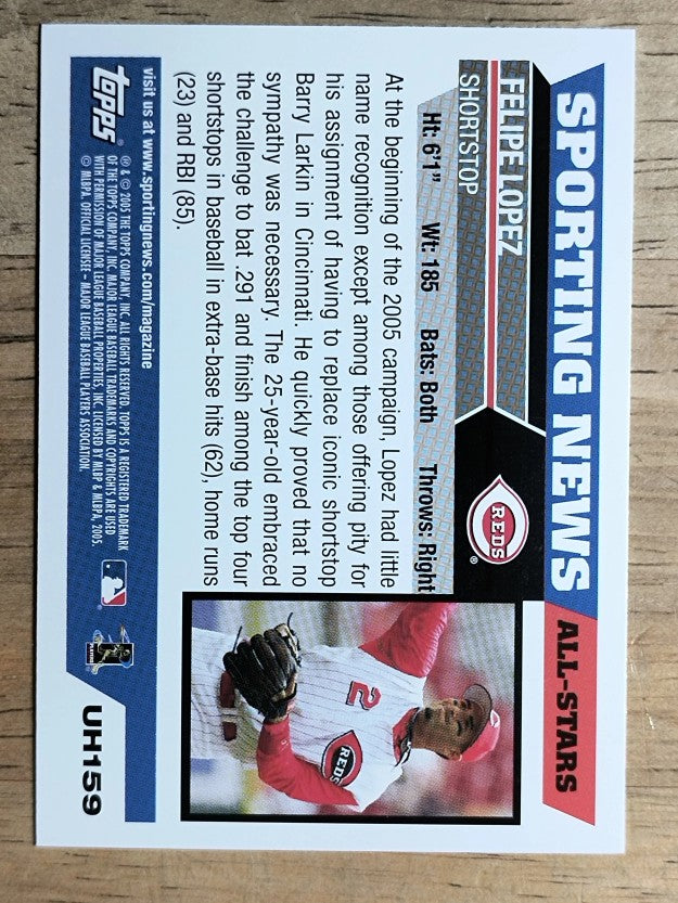 2005 Topps Update #159 Felipe Lopez AS