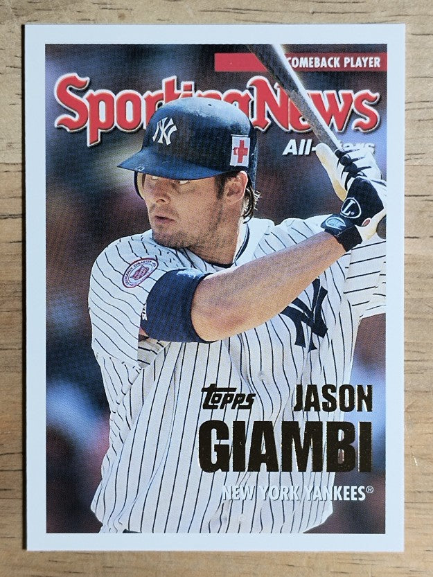 2005 Topps Update #167 Jason Giambi Comeback
