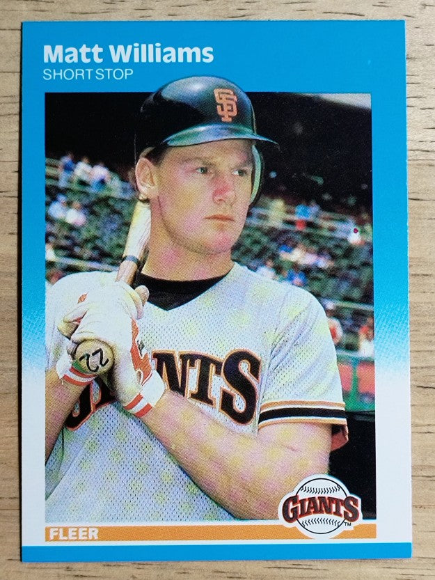 1987 Fleer Update #U129 Matt Williams XRC