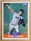 1989 Score #350 Roger Clemens COR/78 career wins