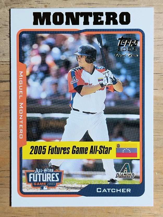 2005 Topps Update #208 Miguel Montero FUT RC