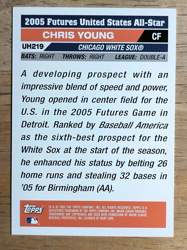2005 Topps Update #219 Chris B.Young FUT