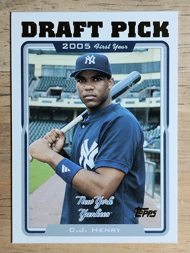 2005 Topps Update #324 C.J. Henry DP RC