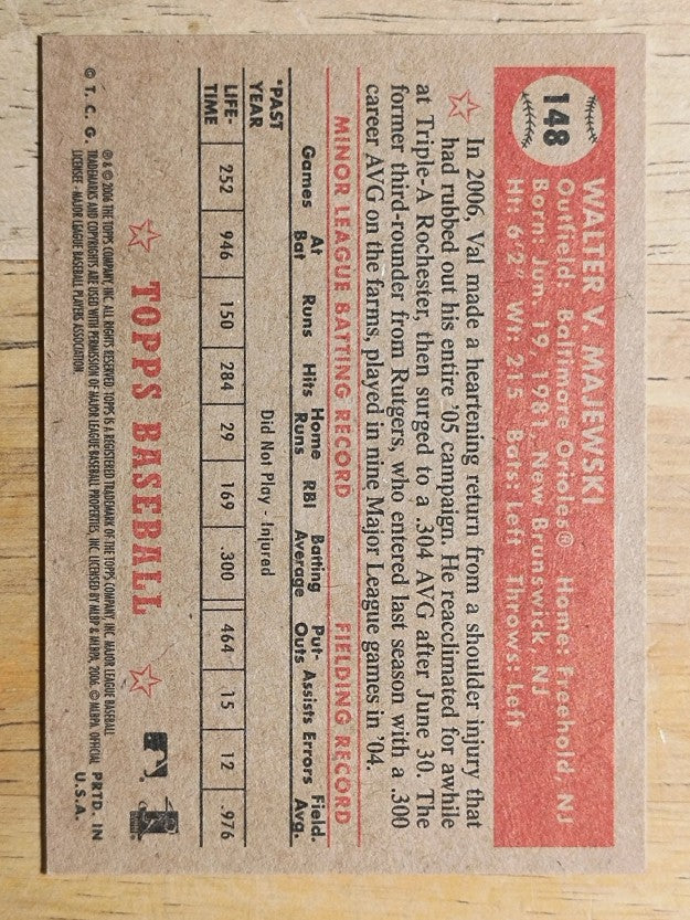 2006 Topps '52 #148 Val Majewski