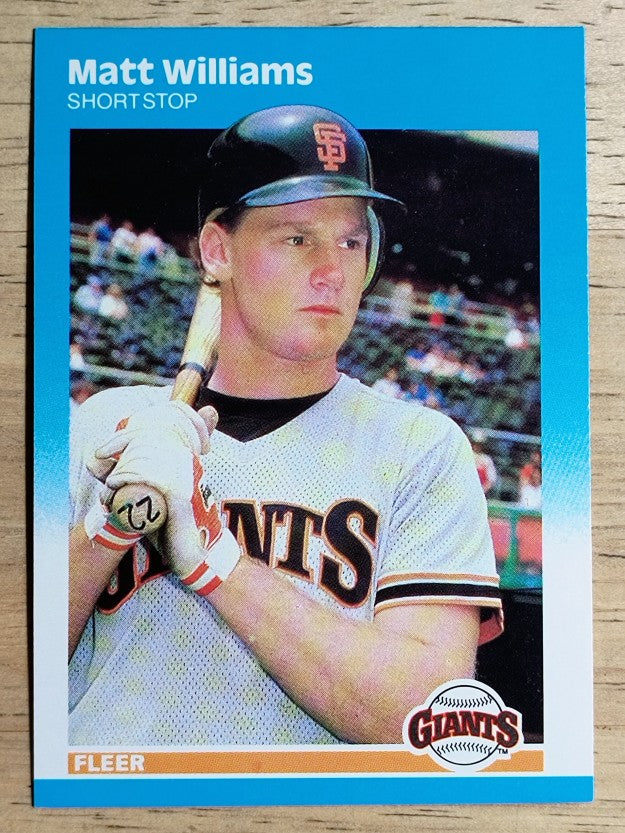 1987 Fleer Update #U129 Matt Williams XRC