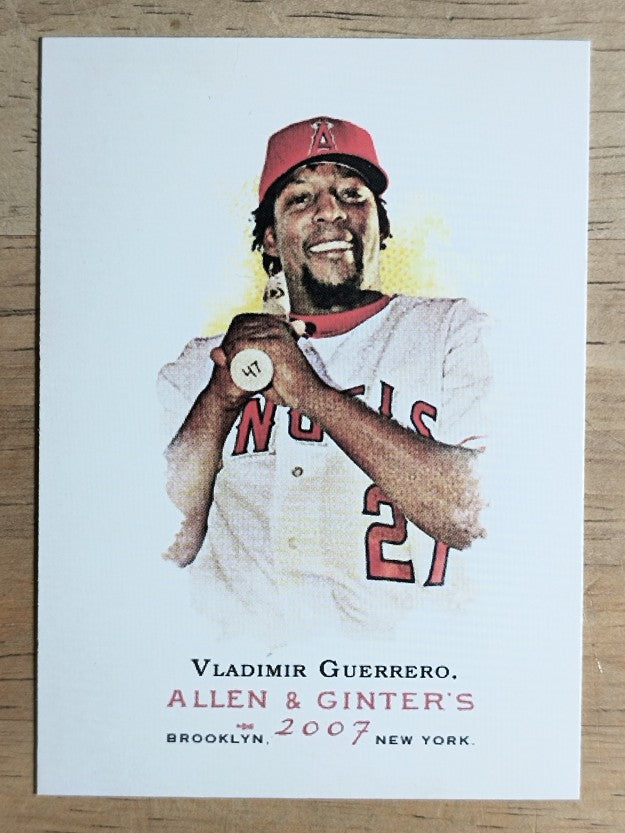 2007 Topps Allen and Ginter #20 Vladimir Guerrero