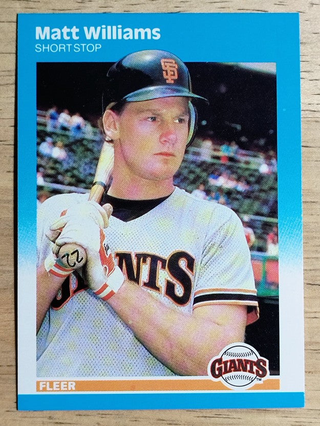 1987 Fleer Update #U129 Matt Williams XRC