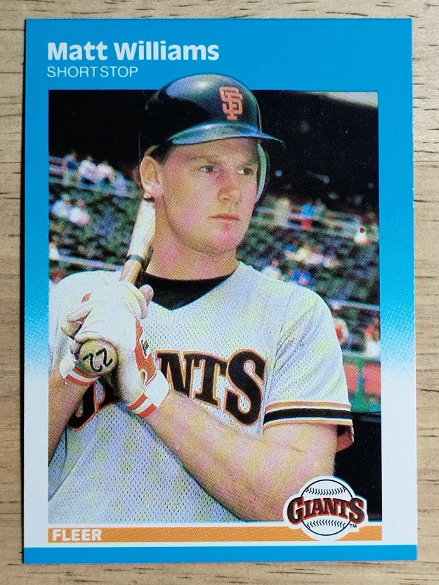 1987 Fleer Update #U129 Matt Williams XRC