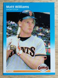 1987 Fleer Update #U129 Matt Williams XRC