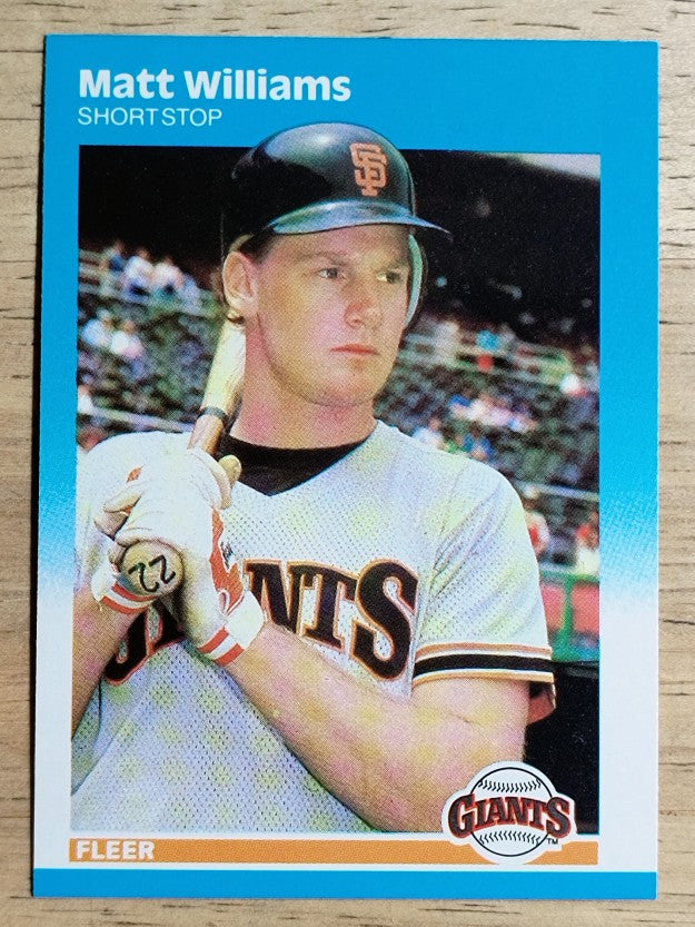 1987 Fleer Update #U129 Matt Williams XRC