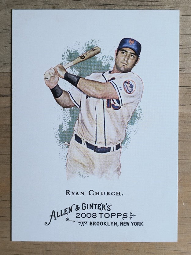 2008 Topps Allen and Ginter #309 Ryan Church SP (NM)