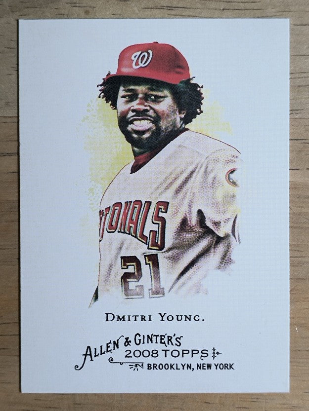 2008 Topps Allen and Ginter #320 Dmitri Young SP
