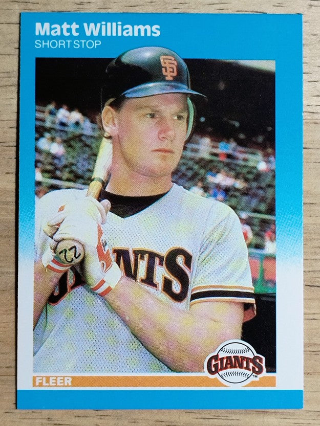 1987 Fleer Update #U129 Matt Williams XRC