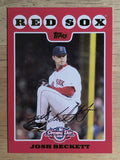 2008 Topps Opening Day #40 Josh Beckett