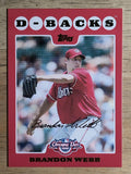 2008 Topps Opening Day #62 Brandon Webb