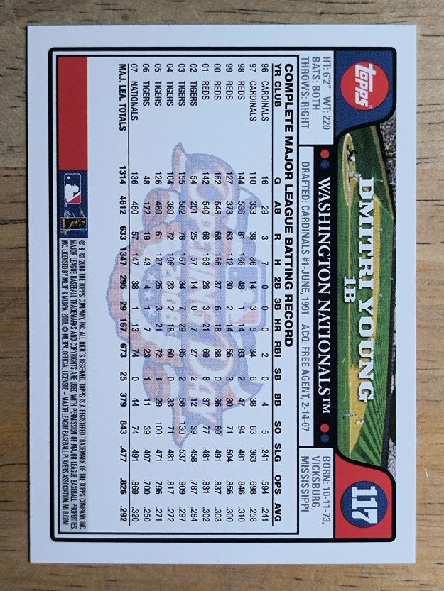 2008 Topps Opening Day #117 Dmitri Young
