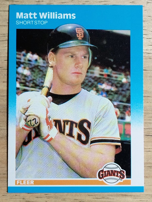 1987 Fleer Update #U129 Matt Williams XRC