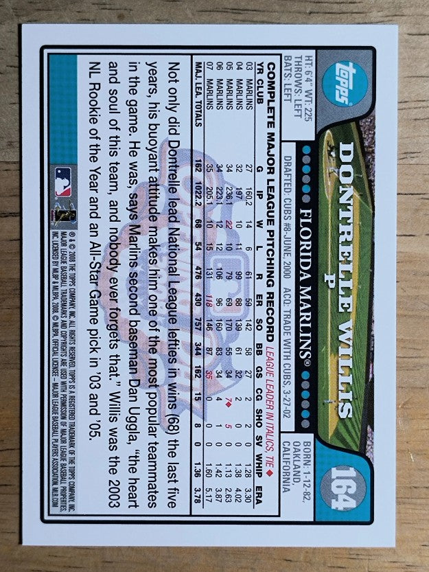 2008 Topps Opening Day #164 Dontrelle Willis