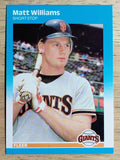 1987 Fleer Update #U129 Matt Williams XRC