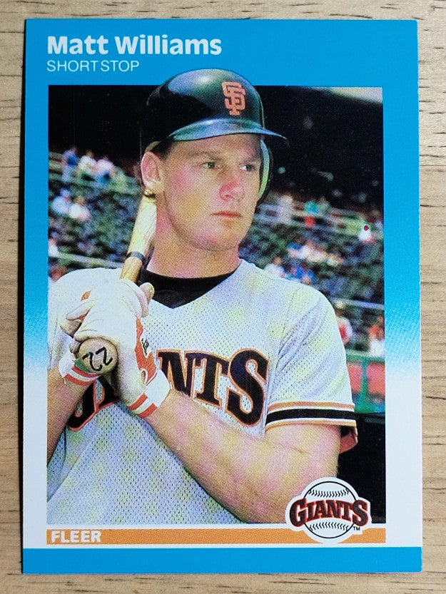 1987 Fleer Update #U129 Matt Williams XRC