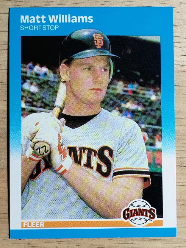 1987 Fleer Update #U129 Matt Williams XRC