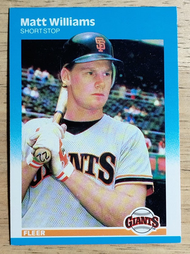 1987 Fleer Update #U129 Matt Williams XRC