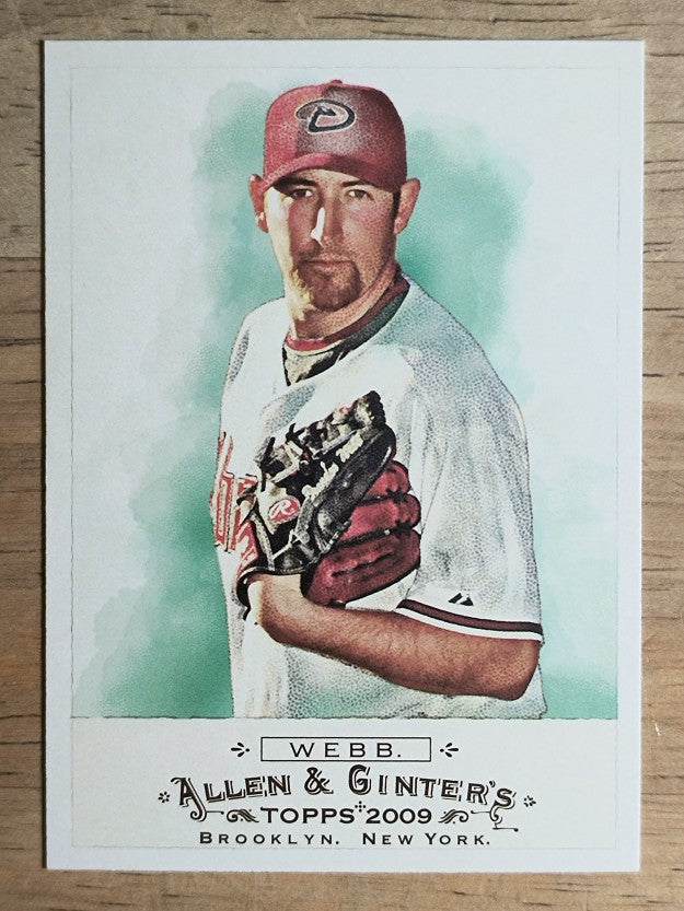 2009 Topps Allen and Ginter #221 Brandon Webb