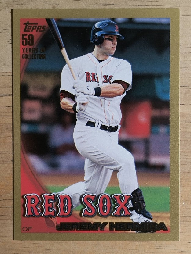 2010 Topps Gold Border #627 Jeremy Hermida (NM)