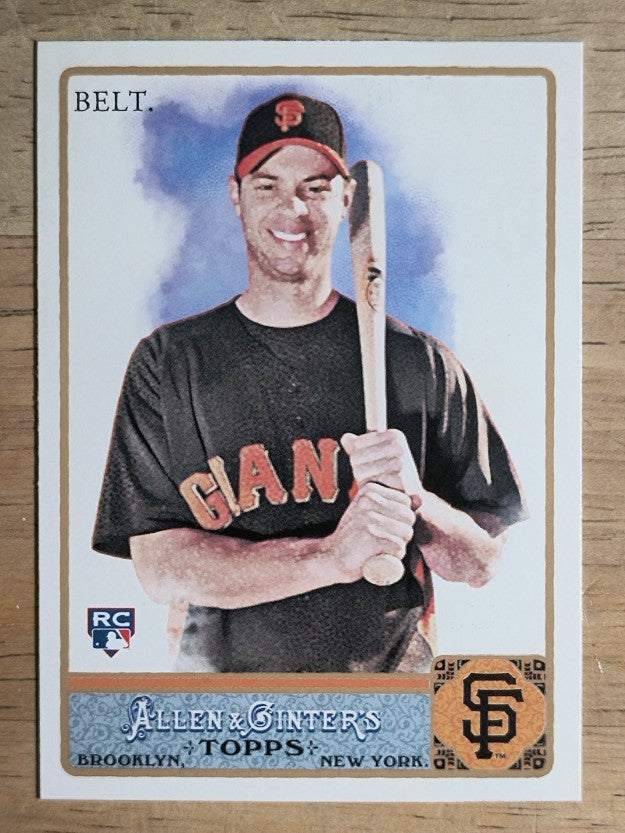 2011 Topps Allen and Ginter #60 Brandon Belt RC