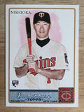 2011 Topps Allen and Ginter #206 Tsuyoshi Nishioka RC