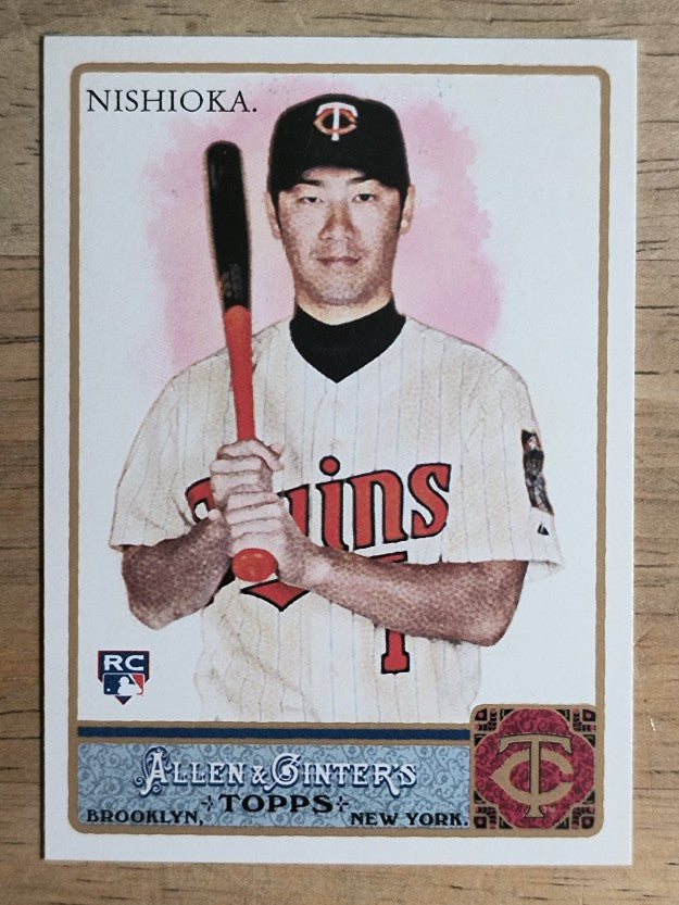 2011 Topps Allen and Ginter #206 Tsuyoshi Nishioka RC