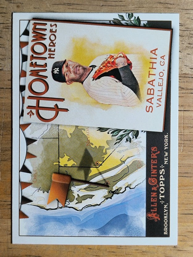 2011 Topps Allen and Ginter Hometown Heroes #HH7 CC Sabathia