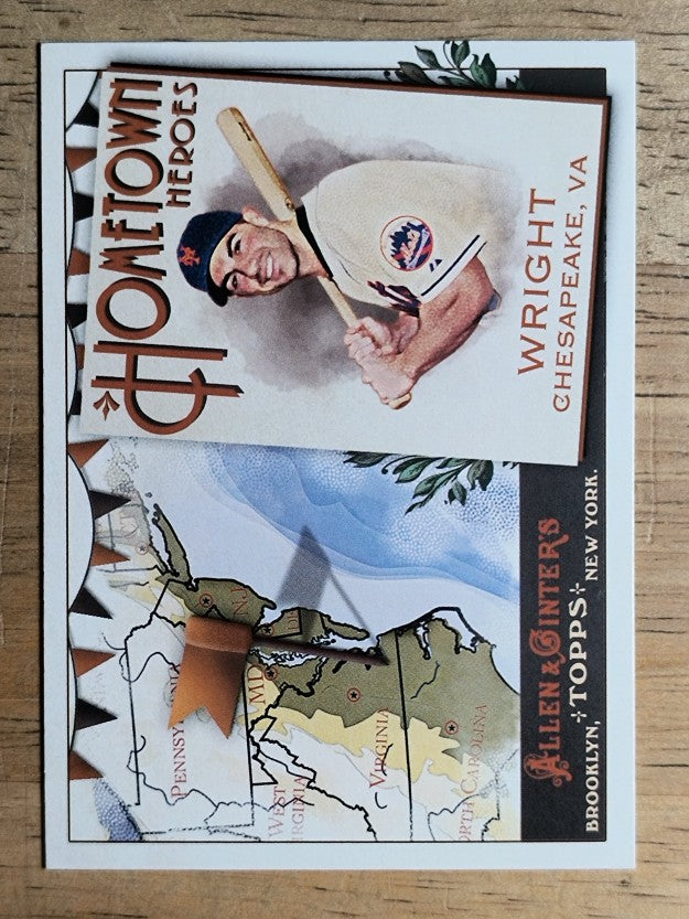 2011 Topps Allen and Ginter Hometown Heroes #HH42 David Wright