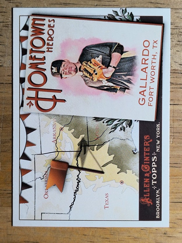 2011 Topps Allen and Ginter Hometown Heroes #HH69 Yovani Gallardo