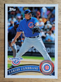 2011 Topps Opening Day #165 Carlos Zambrano