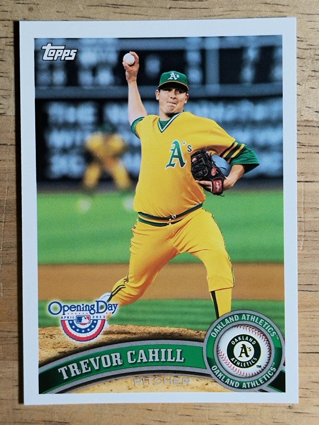 2011 Topps Opening Day #193 Trevor Cahill