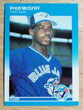 1987 Fleer Update #U75 Fred McGriff