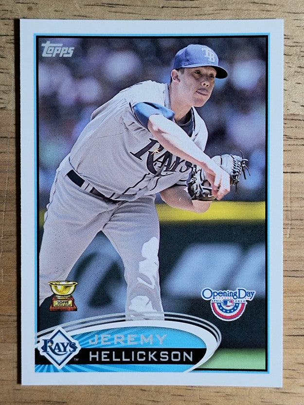 2012 Topps Opening Day #15 Jeremy Hellickson