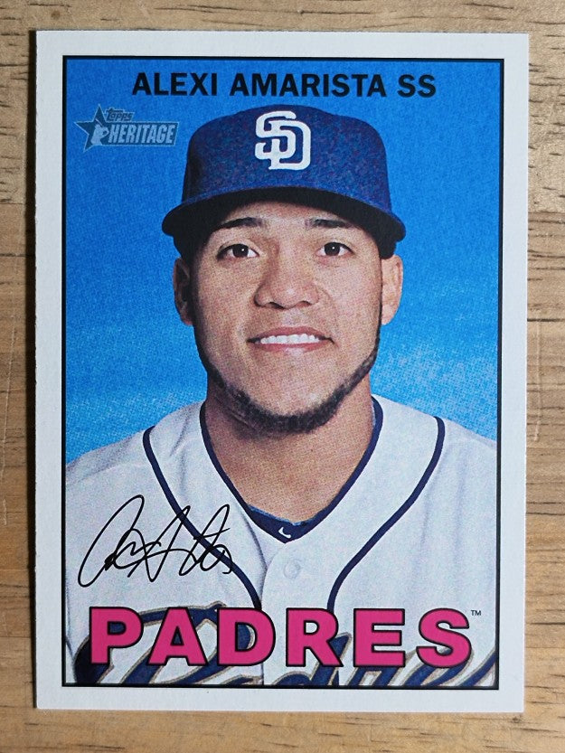 2016 Topps Heritage #406 Alexi Amarista