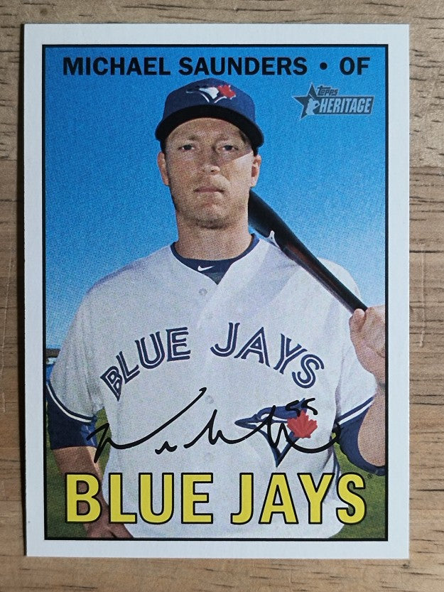 2016 Topps Heritage #547 Michael Saunders