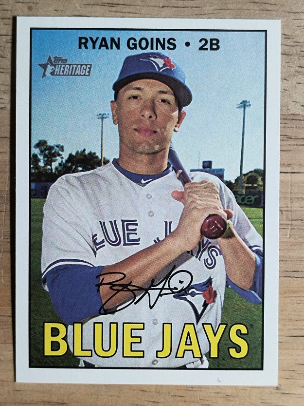 2016 Topps Heritage #563 Ryan Goins