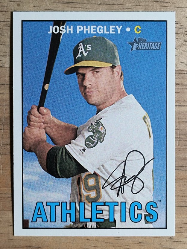 2016 Topps Heritage #589 Josh Phegley