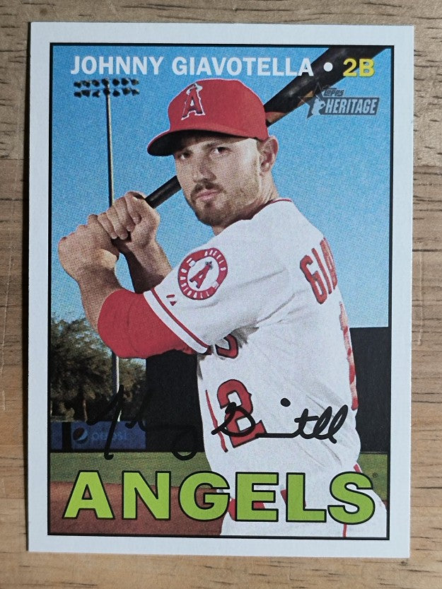 2016 Topps Heritage #660A Johnny Giavotella