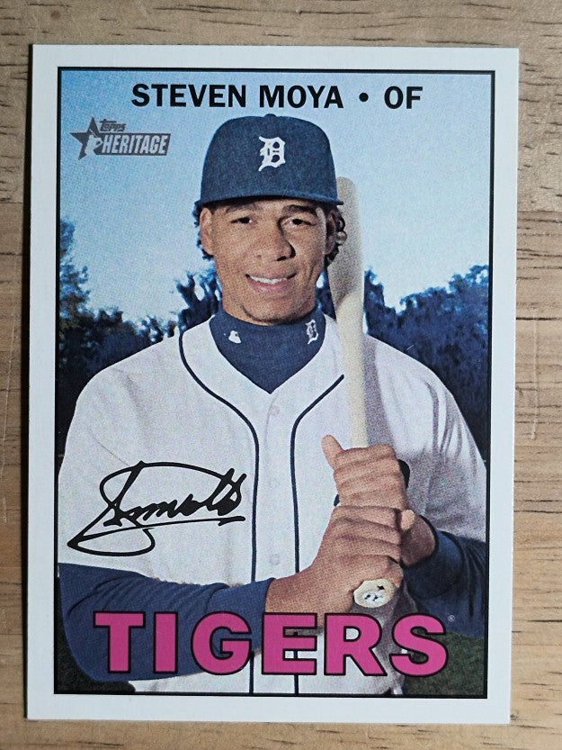 2016 Topps Heritage #692 Steven Moya